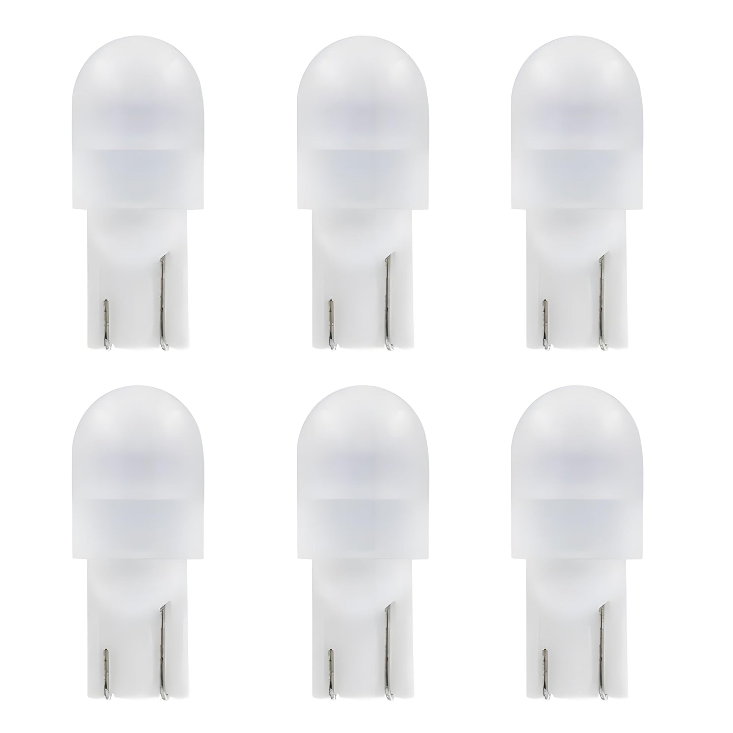 Cheopha T10 T5 Wedge Base Led Bulb 12V Landscape Bulb 1W 2700K 6-Pack