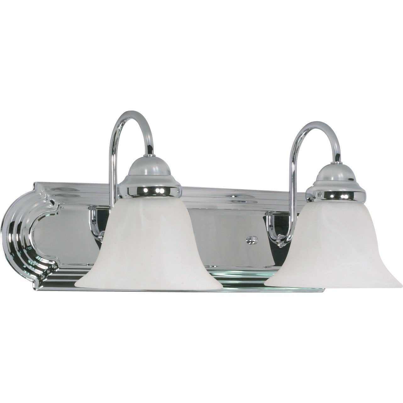 Nuvo Lighting 60/316 Traditional Two Light Vanity from Ballerina Collection in Chrome Finish