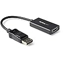 StarTech.com DisplayPort to HDMI Adapter - 4K 60Hz HDR10 Active DisplayPort 1.4 to HDMI 2.0b Video Converter - 4K DP to HDMI Adapter Dongle
