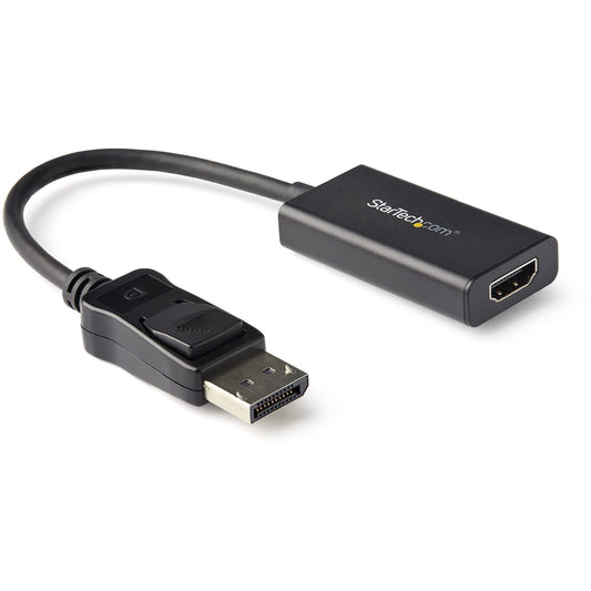 StarTech.com DisplayPort to HDMI Adapter - 4K 60Hz HDR10 Active DisplayPort 1.4 to HDMI 2.0b Video Converter - 4K DP to HDMI Adapter Dongle