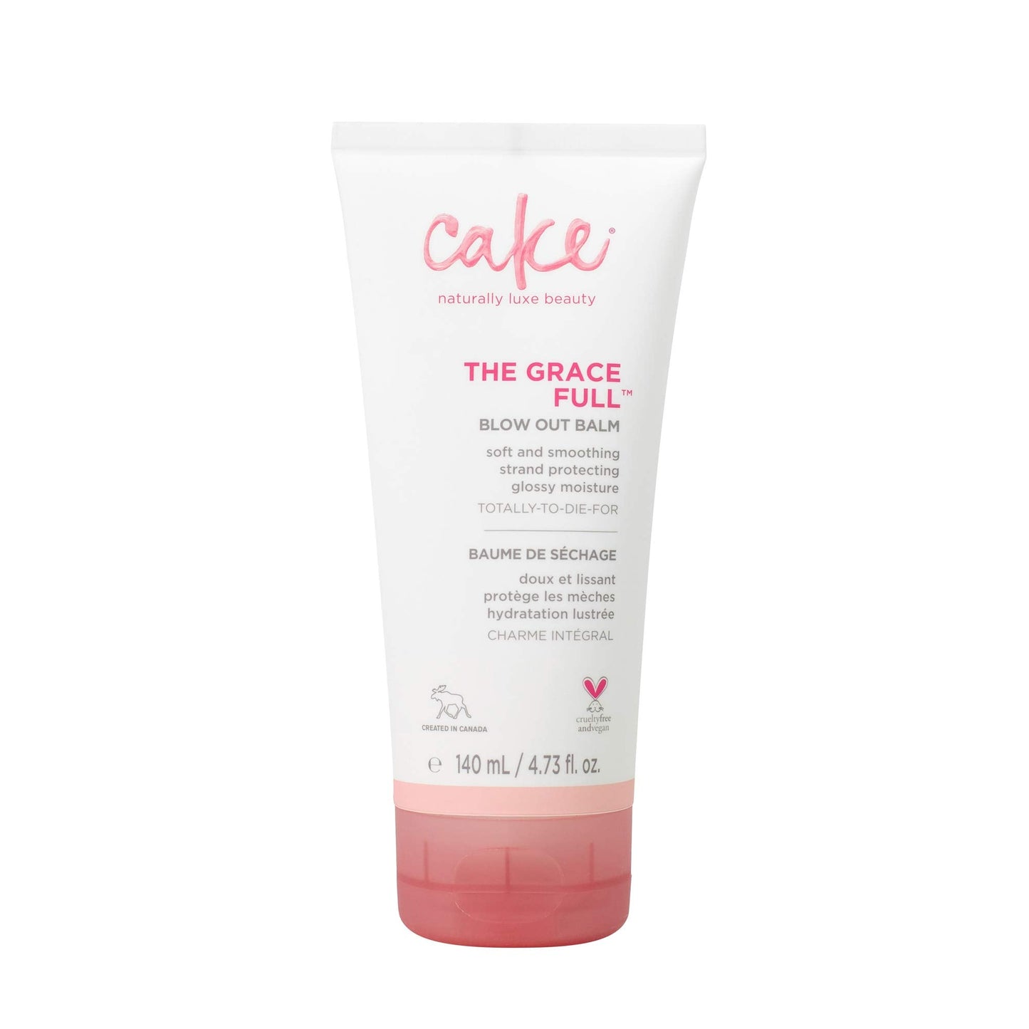 Cake Beauty The Grace Full Blowout Balm – Vegan Heat Protectant Cream with Coconut Oil for Smooth, Glossy Hair – Sulfate & Paraben Free