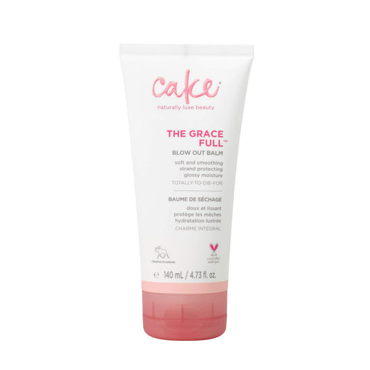 Cake Beauty The Grace Full Blowout Balm – Vegan Heat Protectant Cream with Coconut Oil for Smooth, Glossy Hair – Sulfate & Paraben Free