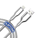 6.6FT Chew Proof iPhone Charging Cable - MFi Certified Metal Lightning Cable, Metal Cat & Dog Chew-Proof iPhone Charging Cord with 3A Fast Charging…