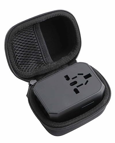 inDomit Hard Protective Travel Case Replacement, Compatible with Ceptics/TESSAN/EPICKA/NEWVANGA/VYLEE/International Power Adapter (Small)