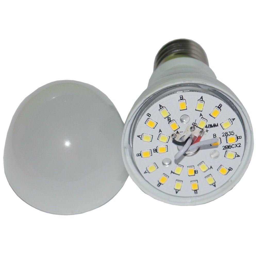 Fjiangyi 6W E27 Smart LED Light Bulbs Dimmable with 2.4GHz Wireless 3-Zone Remote Control - Adjustable Color Temperature (Warm/Cool) and Brightness 2