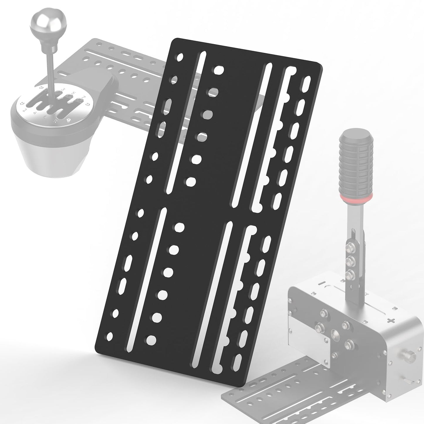 JOYORAN Universal Cockpit/Desk Installation Bracket Plate for Sim Racing,Suitable for Logitech Driving Force Shifter,Thrustmaster TH8A /TSS
