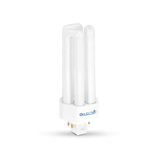 OHLECTRIC Fluorescent Light Bulb - 32 Watt Smart Fluorescent Light Bulb - 4 Pins Compact Fluorescent Light Bulb - Long-Life and Energy-Saving Amalgam