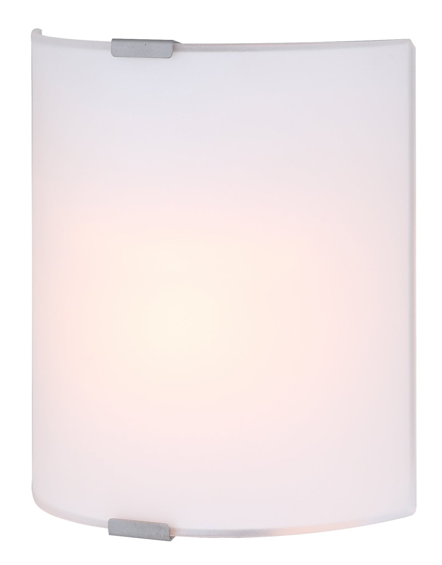 Canarm 1-Light Wall Sconce, Frosted Glass Shade with Gray Accents, Low-Profile Transitional Wall Lighting for Bedroom, Hallway or Living Room