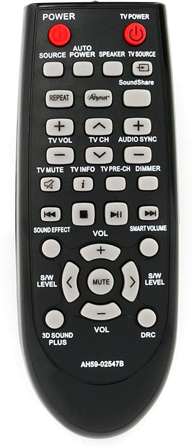 AH59-02547B Remote Control Replaced for Samsung Sound Bar HW-F450 HW-F450ZA HW-FM45 HW-FM45C PS-WF450 HWF450 HWF450ZA HWFM45 HWFM45C PSWF450