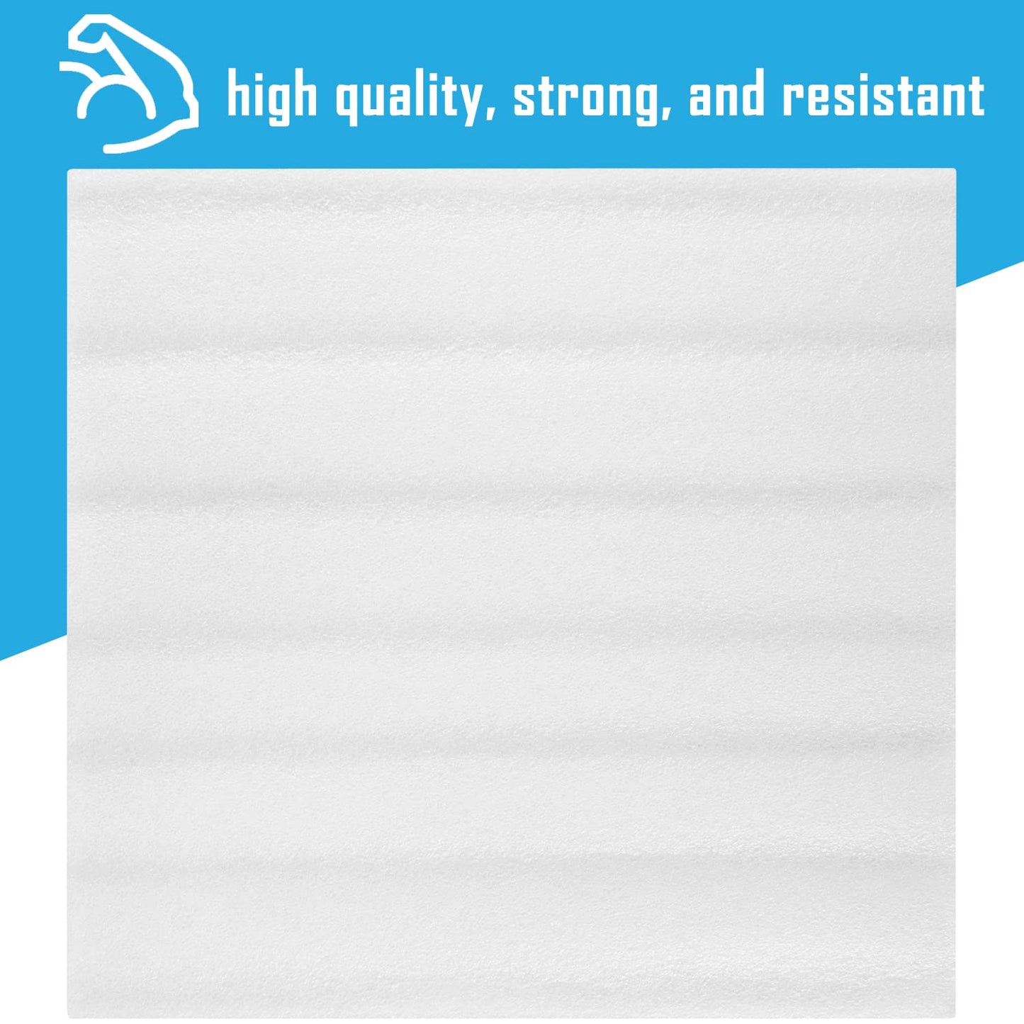 Foam Wraps, DAT 12" x 12", 1/16" Thick, Foam Sheets Cushioning Material, Moving Supplies for Packing Storage and Shipping, 100-Pack (FP 9.5x9.5 50P)