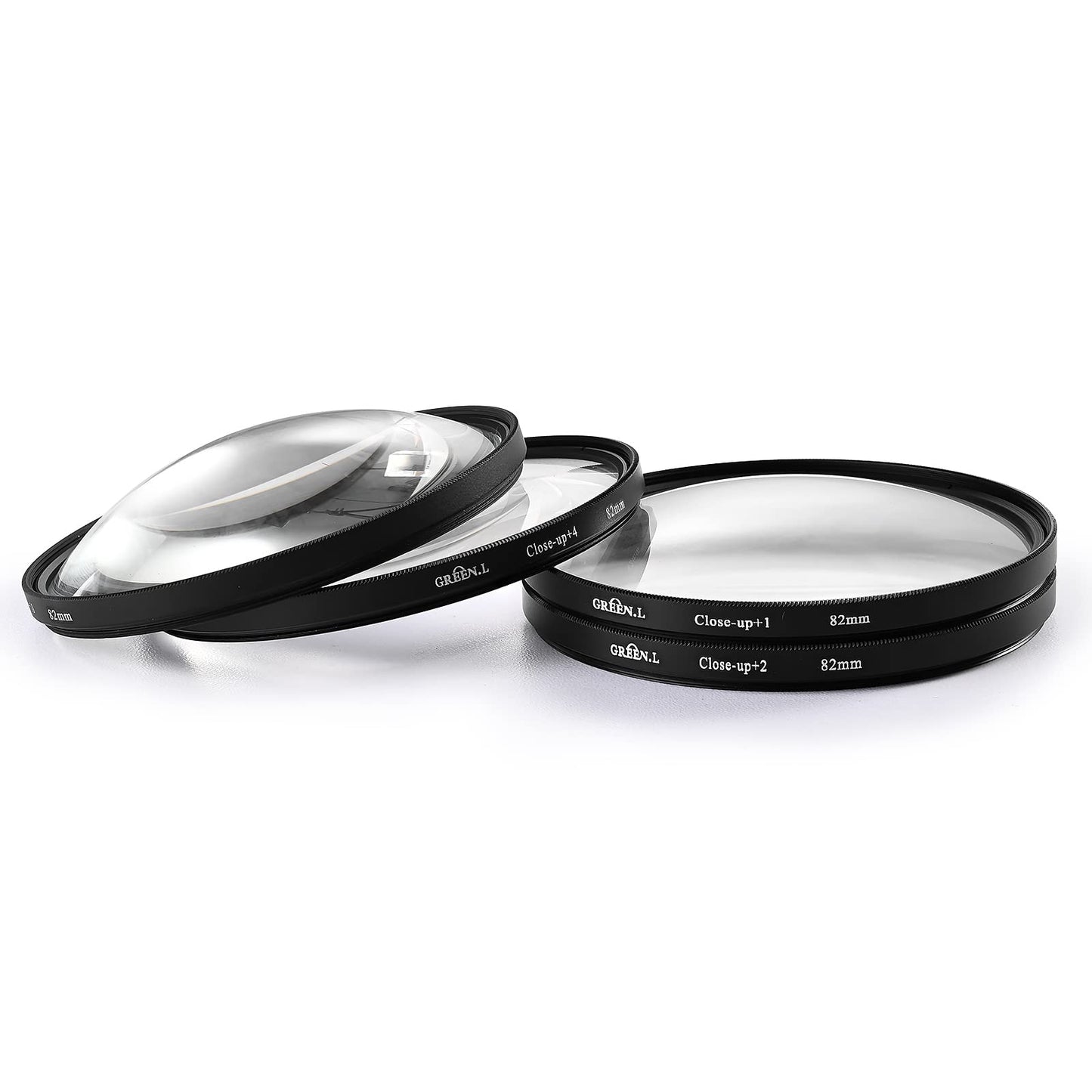 GREEN.L 82mm Close-up Filter Set(+1,+2,+4,+10), Professional Macro Filter for Camera Lens
