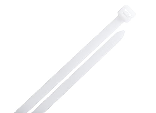 SecuriTie CT5-40100 Cable Ties, 5 Inch., 40 Lbs Tensile Strength, Wire & Cord Management / Industrial / Household Use, Nylon Zip Tie, 100 Pk, Natural