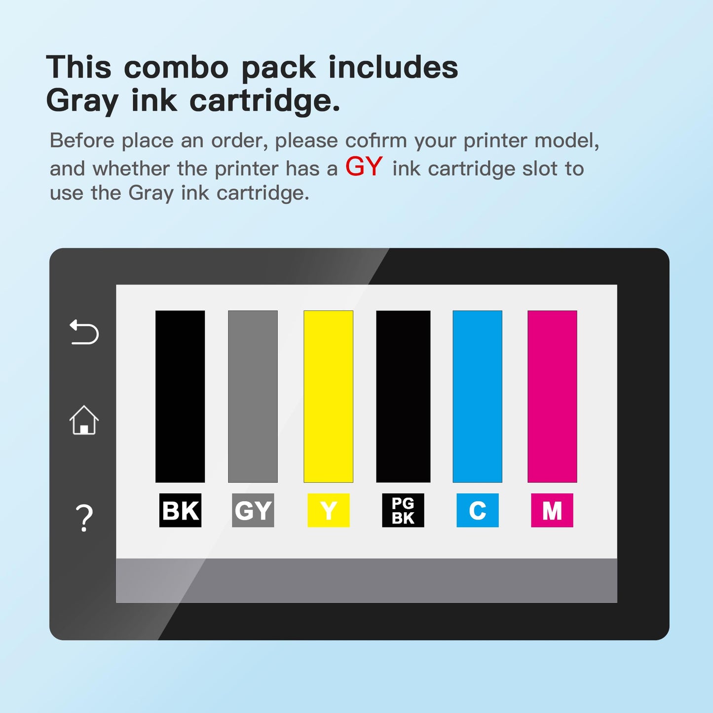 250XL 251XL Ink Cartridge for Canon PGI-250XL CLI-251XL for IP8720 (6 Pack)