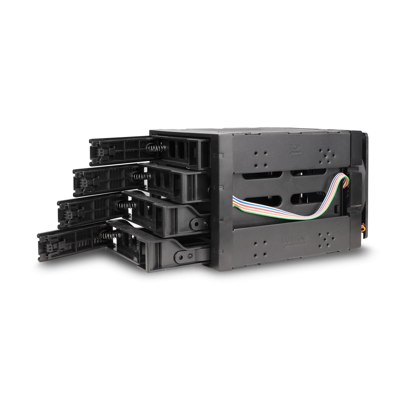 Rosewill Internal Hard Drive Enclosure - 3 x 5.25 to 4 x 3.5 Hot-Swap Enclosure - SATA I/II/III/ & SAS HDD - RSV-SATA-Cage-34