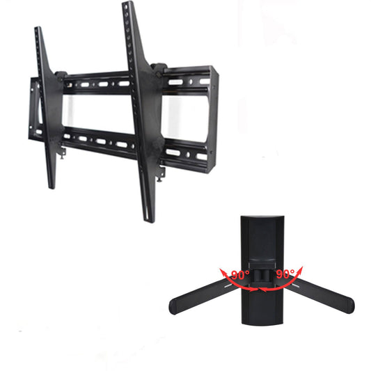 VideoSecu Tilt TV Wall Mount for Most 40"-80" Plasma LCD LED TV Flat Panel Display, Some Models up to 85" 90" with DVD DVR VCR Wall Mount M24