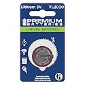 Premium VL2020 Lithium 3V Coin Cell - Japanese Engineered High Capacity Batteries (2 Pack)