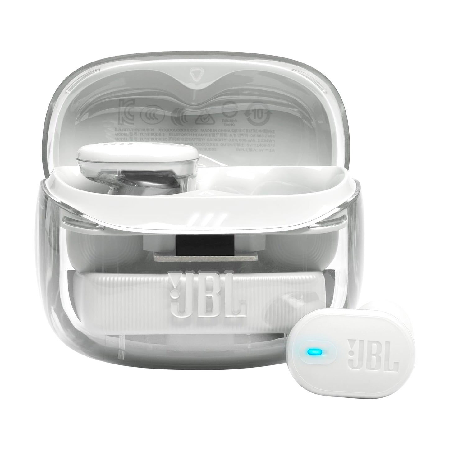 JBL Tune Buds 2 - Ghost White (Renewed)