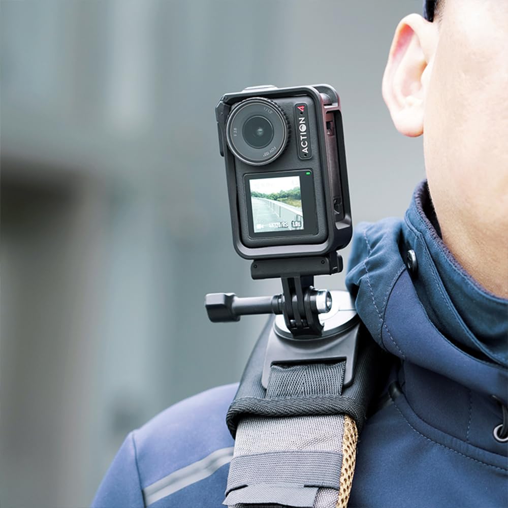 MAXCAM Backpack Shoulder Strap Mount Compatible with DJI Osmo Action 5/4/3