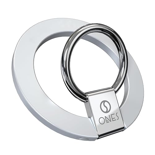 ONES Strong Magnetic Ring & Stand [360° Rotation Adjustable] [Stable and Durable] [Thin and Lightweight] Phone Grip Holder for iPhone, Samsung