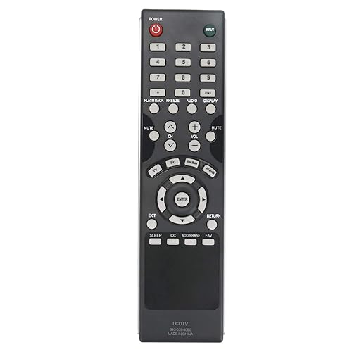 845-039-40B0 Replacement Remote Control Applicable for Sharp LCD TV LC-60E69U LC-40LE431U LC-40LE431UA LC-40LE433U LC-40LE433UA LC60E69U LC40LE431U
