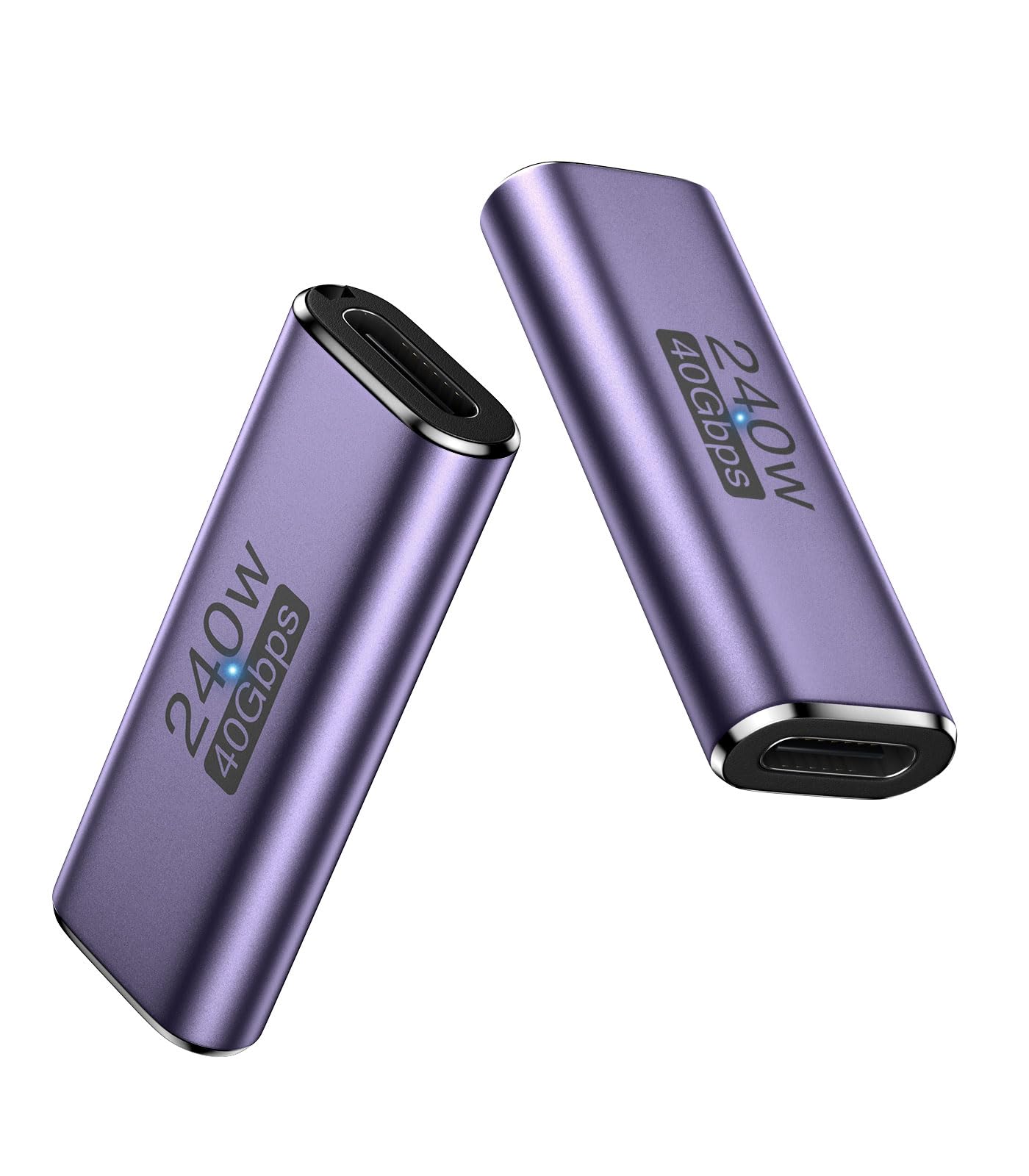 MoKo USB C Female to Female Adapter, USB C Coupler Supporting 240W Fast Charging/40Gbps Data Transfer, USB Type C Extender with 8K@60Hz Video…
