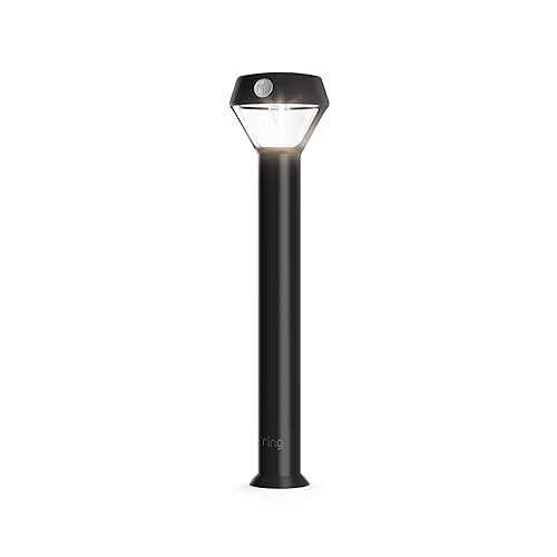 Ring Solar Pathlight - Motion-activated pathlight, bright LEDs, works with Amazon Sidewalk, Black