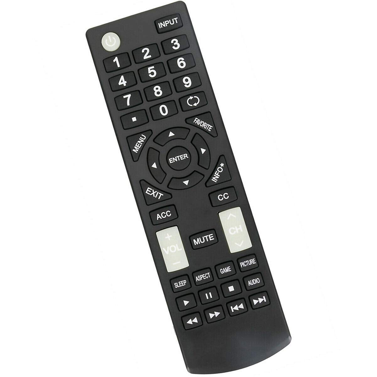New Replace Remote Control for Insignia TV NS-32D220NA20 NS-43D420NA20 NS-55D420NA20