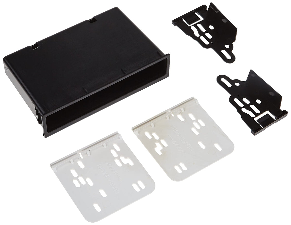 Metra Electronics 99-7012 Single or Double DIN Installation Kit for 2004-2007 Mitsubishi Galant with Automatic Climate Control, Black
