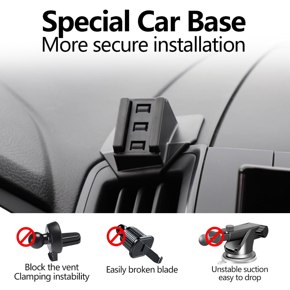 JIEZMO Car Magnetic Phone Mount for Ford Edge 2015 2016 2017 2018 2019 2020 2021 2022 2023 2024 Auto Interior Accessories Best Cellphone Holder Mobile