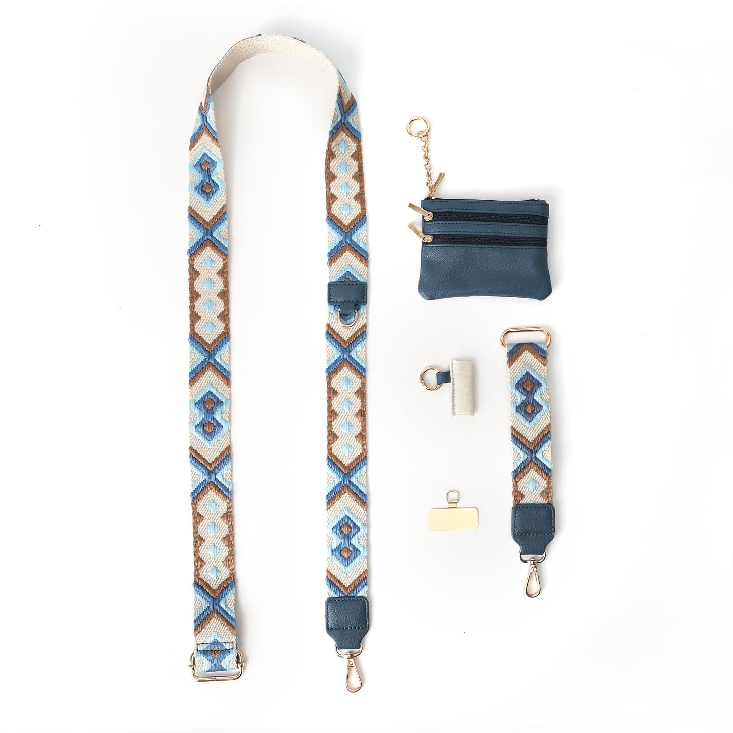 Borivilla Cell Phone Strap Crossbody Universal Phone Lanyard Adjustable Strap Compatible with Most Smartphones Aztech