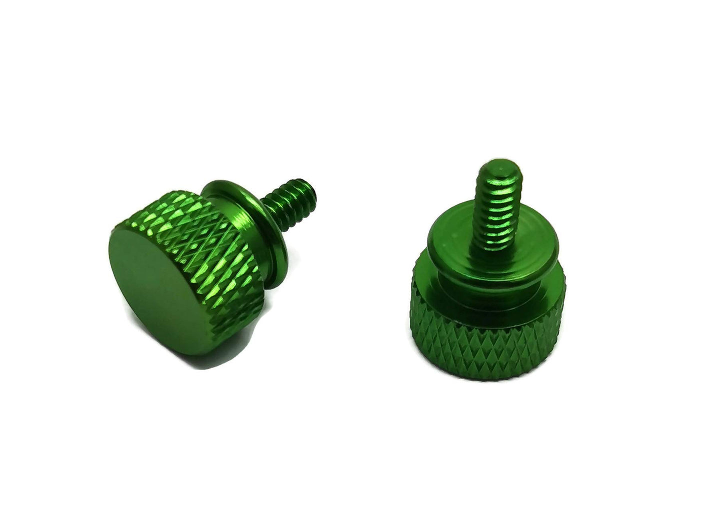 Primeonly27 10x Anodized Aluminum Computer Case Thumbscrews (6-32 Thread) for Computer Cover/Power Supply/PCI Slots/Hard Drives DIY Green