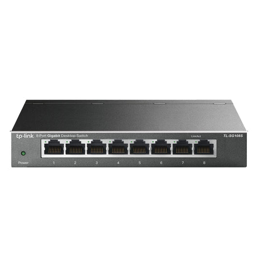TP-Link TL-SG108S, 8 Port Gigabit Ethernet Switch, Desktop/Wall Mount