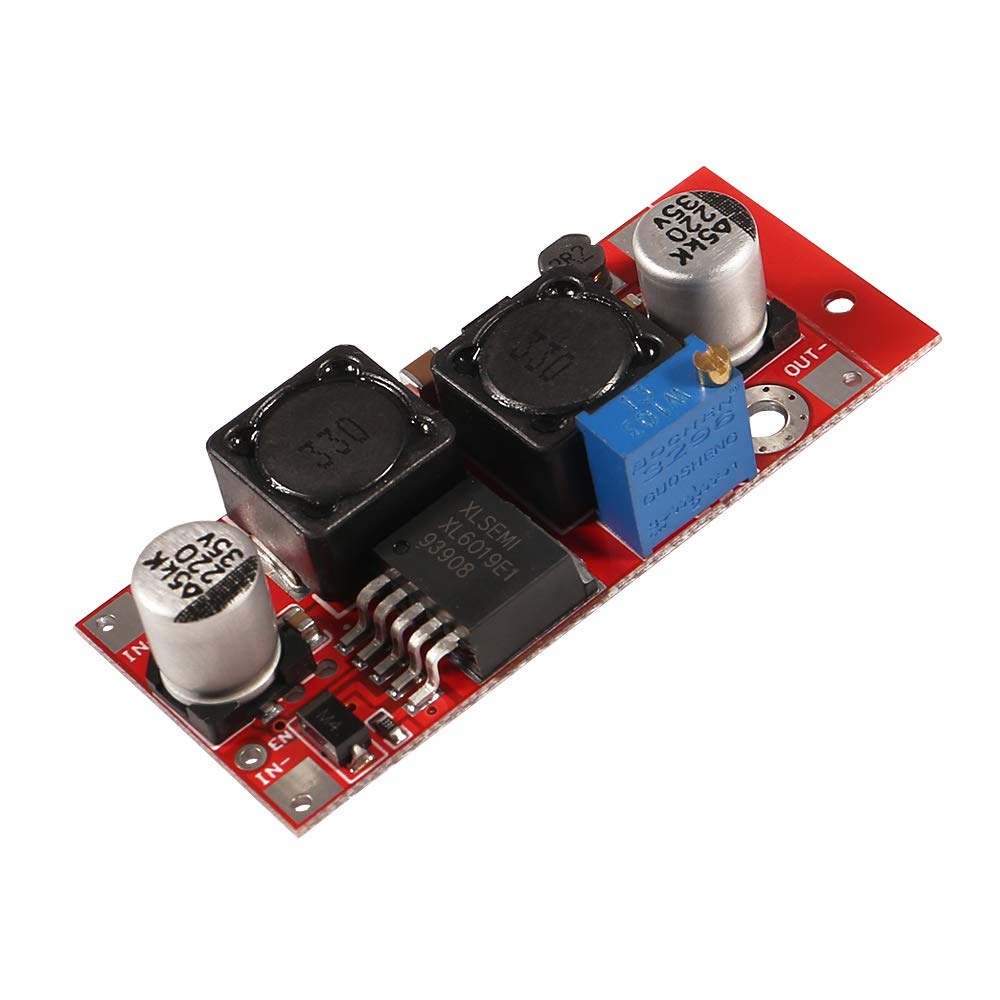 Aoicrie 2pcs XL6009 Boost Buck DC-DC Adjustable Step-UP Down Power Converter Module