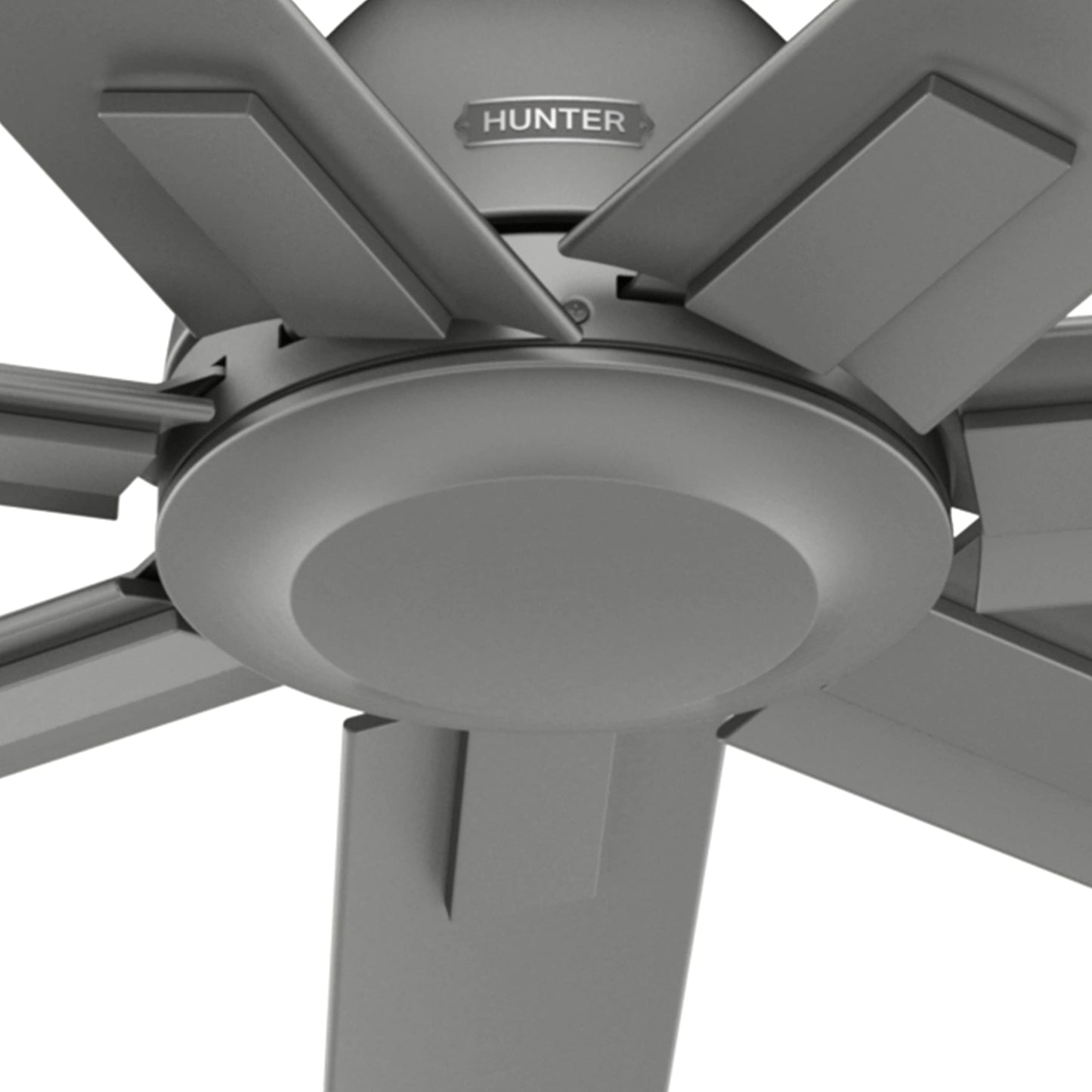 Hunter Fan 60 Inch Casual Matte Silver Finish Outdoor Ceiling Fan With 7 Blades (Renewed)