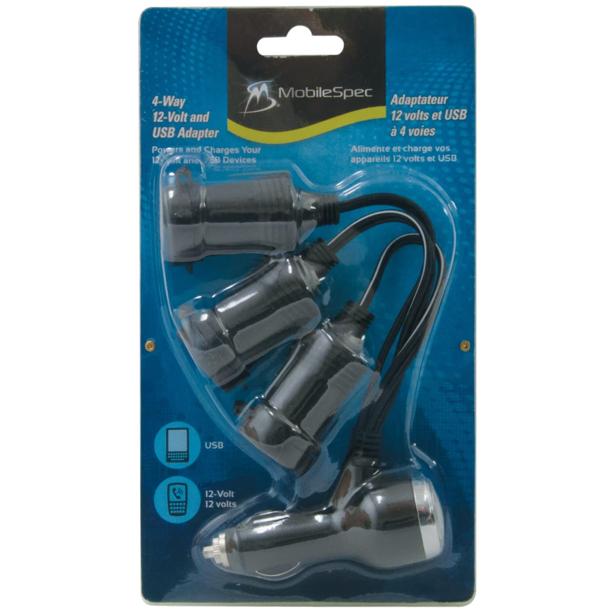Power Adapter,4 Outlet,12V
