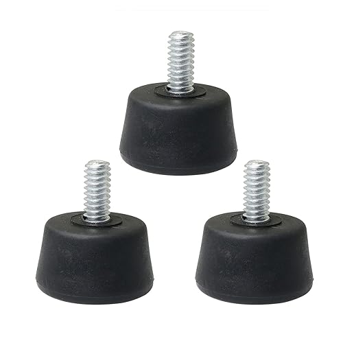 PZRT 3pcs Antislip Rubber Tripod Feet Spike Photography Accessories for Tripod Monopod 1/4 Inch