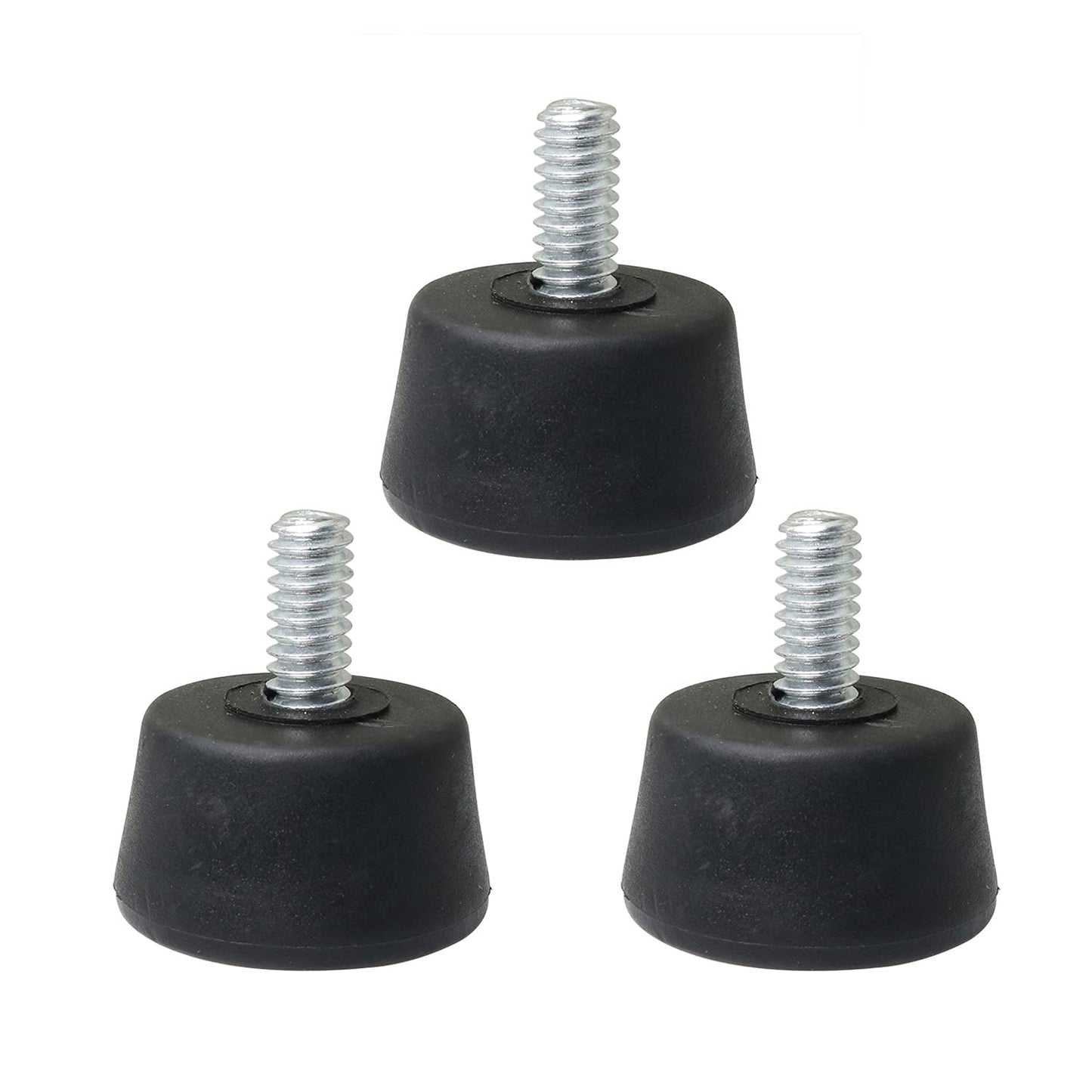 PZRT 3pcs Antislip Rubber Tripod Feet Spike Photography Accessories for Tripod Monopod 1/4 Inch
