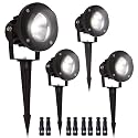 EAGLOD 20W Led 12V AC/DC Flag Spotlights Outdoor Landscape Lights,Low Voltage Landscape Lighting,IP65 Waterproof Flag Lights for Yard Wall Mounted