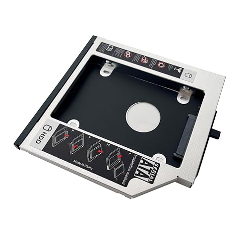 2nd HDD SSD Hard Drive Optical Bay Caddy Frame Tray Bracket for Lenovo Thinkpad R400 T420i T430i T510i T520i T530i R500 W700 W700ds W701 W701ds