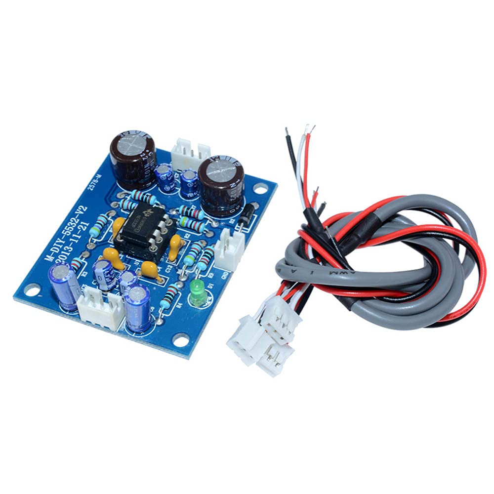 Rakstore NE5532 OP-AMP Stereo Amplifier Board Audio HiFi Speaker Amplifier Module Control Board Circuit Sound Development