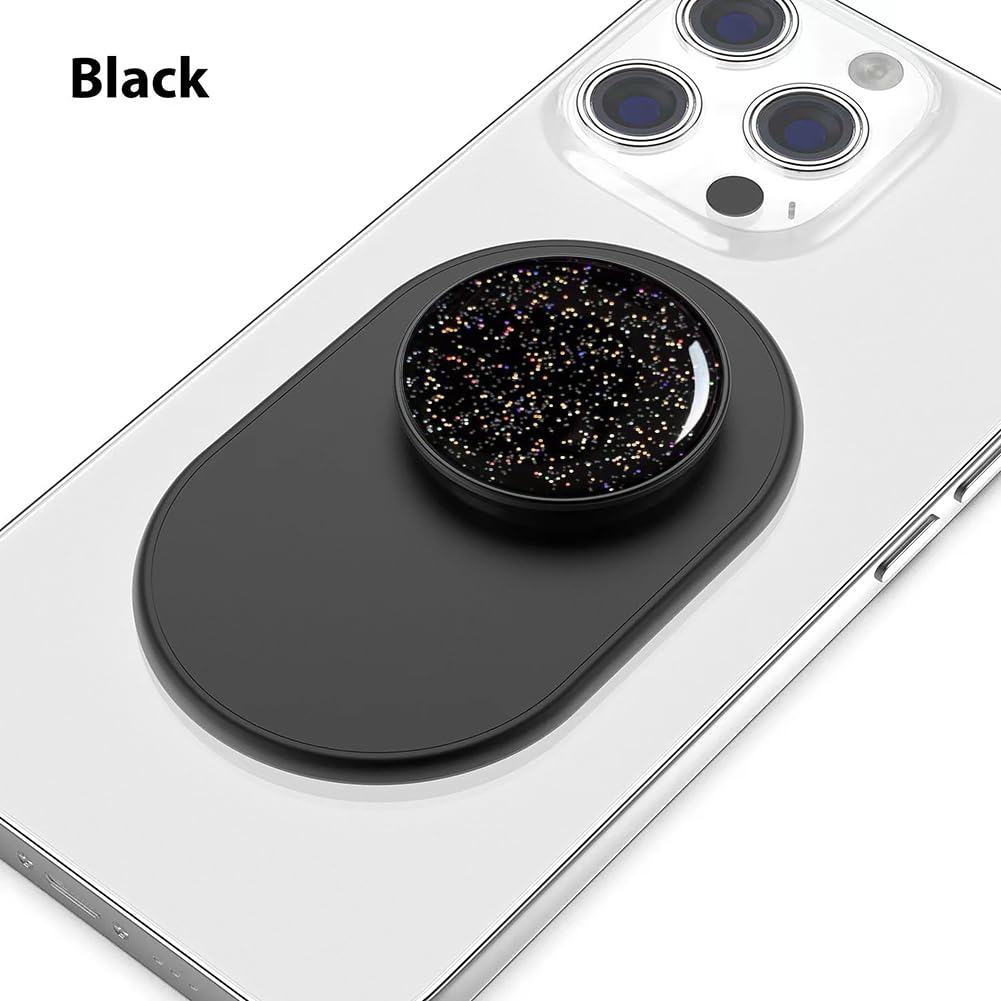 MonIdea Magnetic Phone Grip for MagSafe, Phone Ring Holder Finger Kickstand Wireless Charging Compatible, Magnet Phone Rings Gripper Stand for iPhone