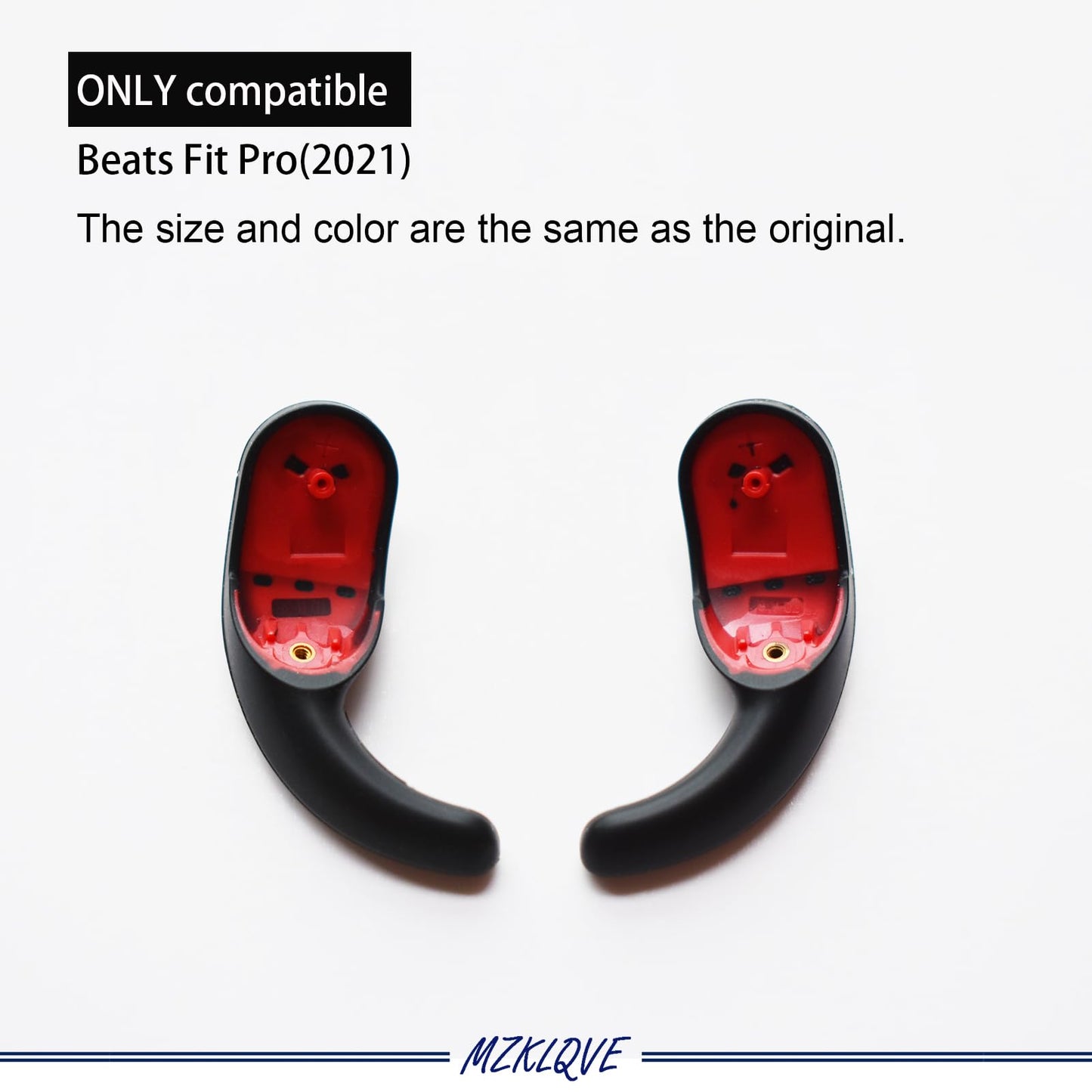 1 Pair Fit Pro Ear Hooks, Replacement for Beats Fit Pro True Wireless Headphones (Left & Right) (Black)