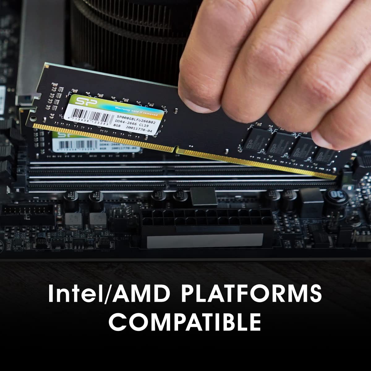 Silicon Power DDR4 32GB (2x16GB) 3200MHz (PC4-25600) CL22 UDIMM 288-Pin Desktop Computer Memory