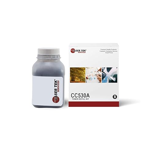 Compatible HP 304A Toner Refill Kit - Refills HP CC530A Cartridges - Works with Color LaserJet CP2025, CM2320 Series. Printers - Black (1-Pack)