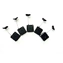 LORADAR 5Pack Retractable Security Cable Lock, Remote Control Security Lock, Remote Control Anti-Lost Rope for TV, DVD, Hardware Cable Lock ?No More