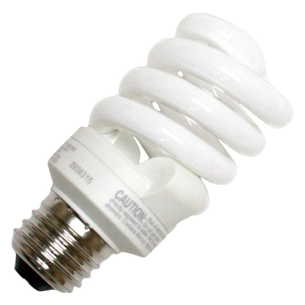 (12-Pack) TCP 48913 13-watt 2700-Kelvin Full Springlamp CFL Light Bulb