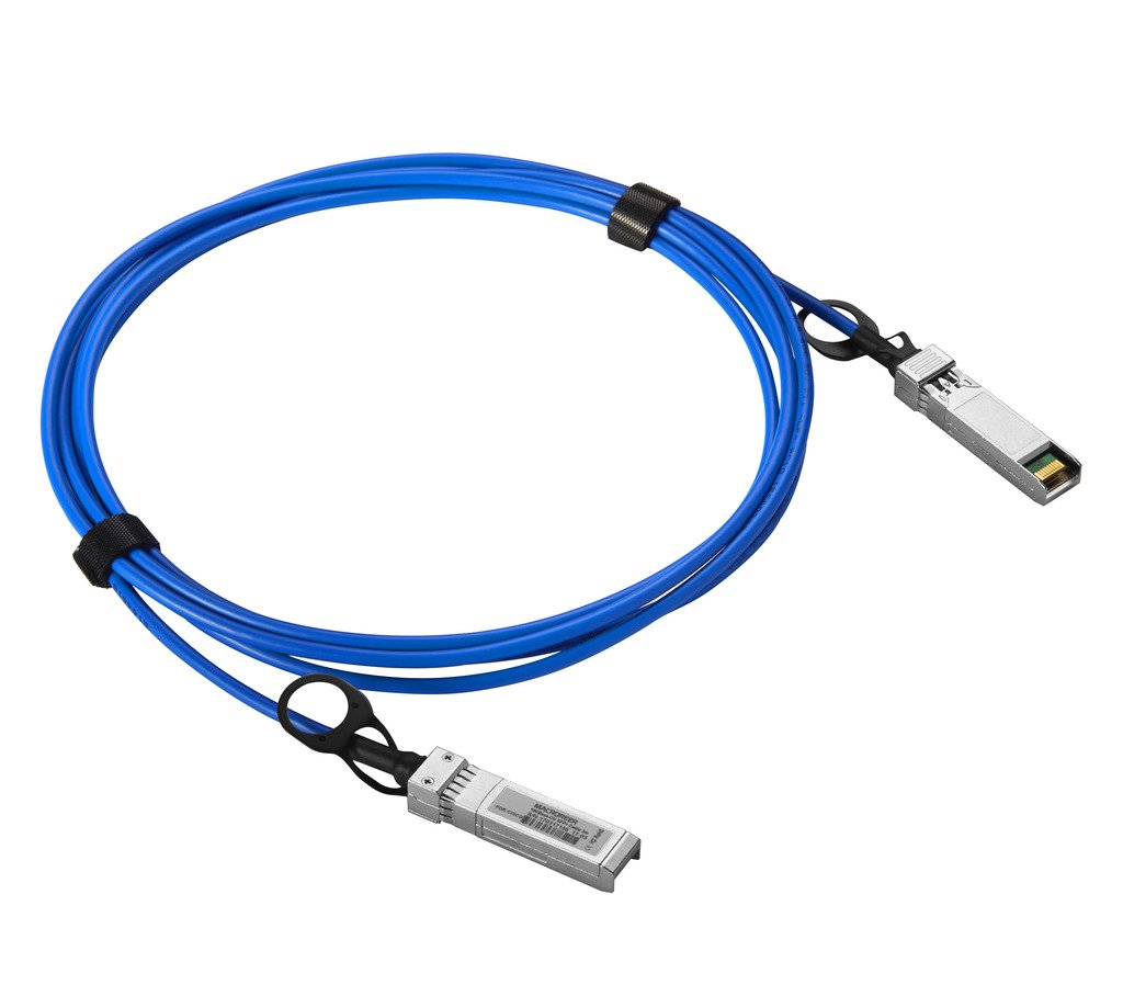 10G SFP+ DAC Twinax Cable (Compatible with Ubiquiti UACC-DAC-SFP10-5M), Passive Direct Attach Copper, 5m 16.4ft SFP+ to SFP+ DAC,Blue