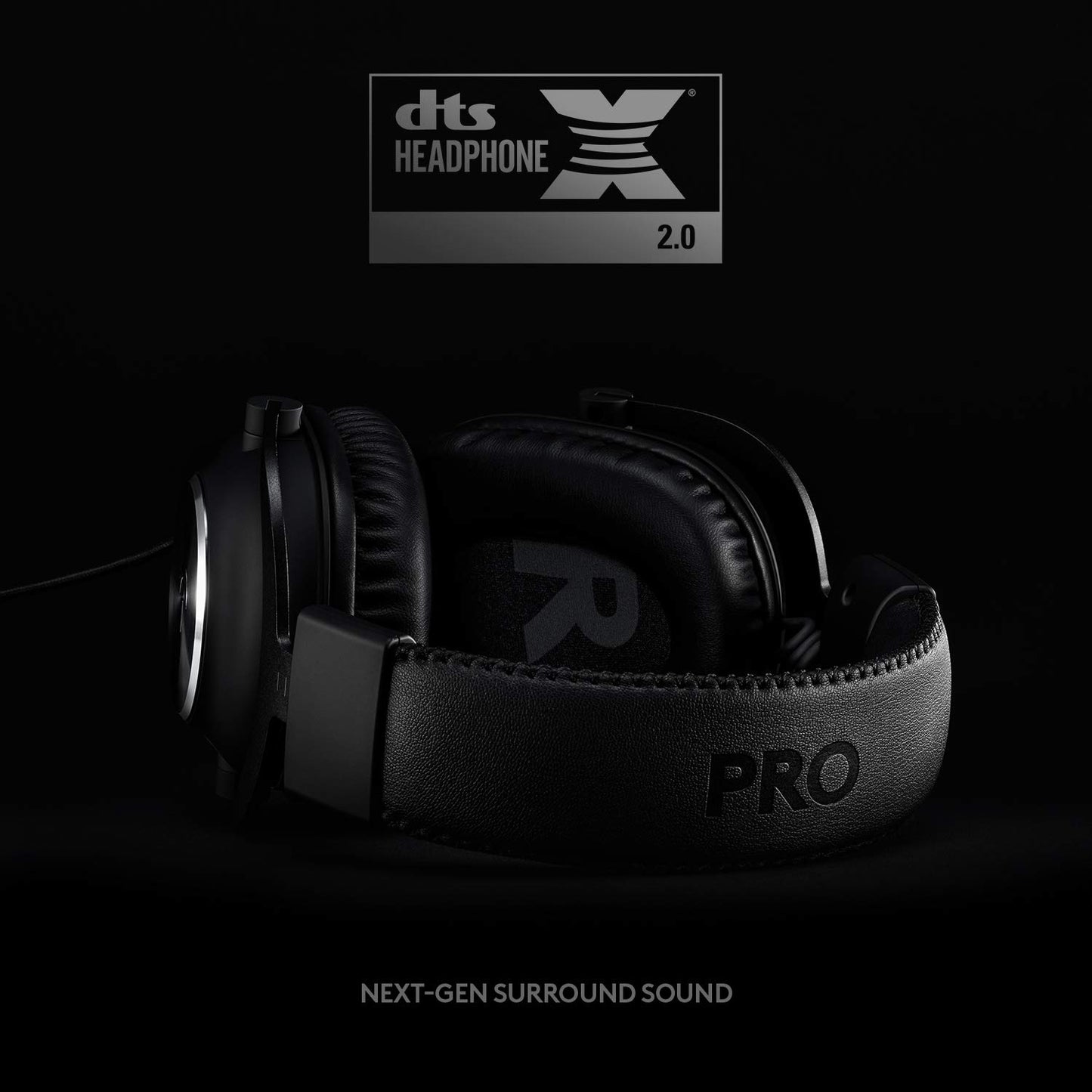 Logitech G Pro X Wired Gaming Headset: Blue VO!CE Detachable Boom Mic, DTS 7.1, 50 mm Drivers, USB/3.5mm Aux, Spare Memory Foam Ear Pads, USB DAC