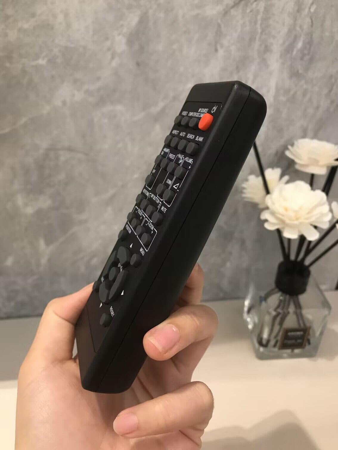 Replacement Remote Control for Hitachi Projectors CP-X206 CP-X250 CP-X253 CP-X255 CP-EX250 CP-EX250N CP-WX3014WN CP-X2530WN CP-BX301WN CP-CW251WN