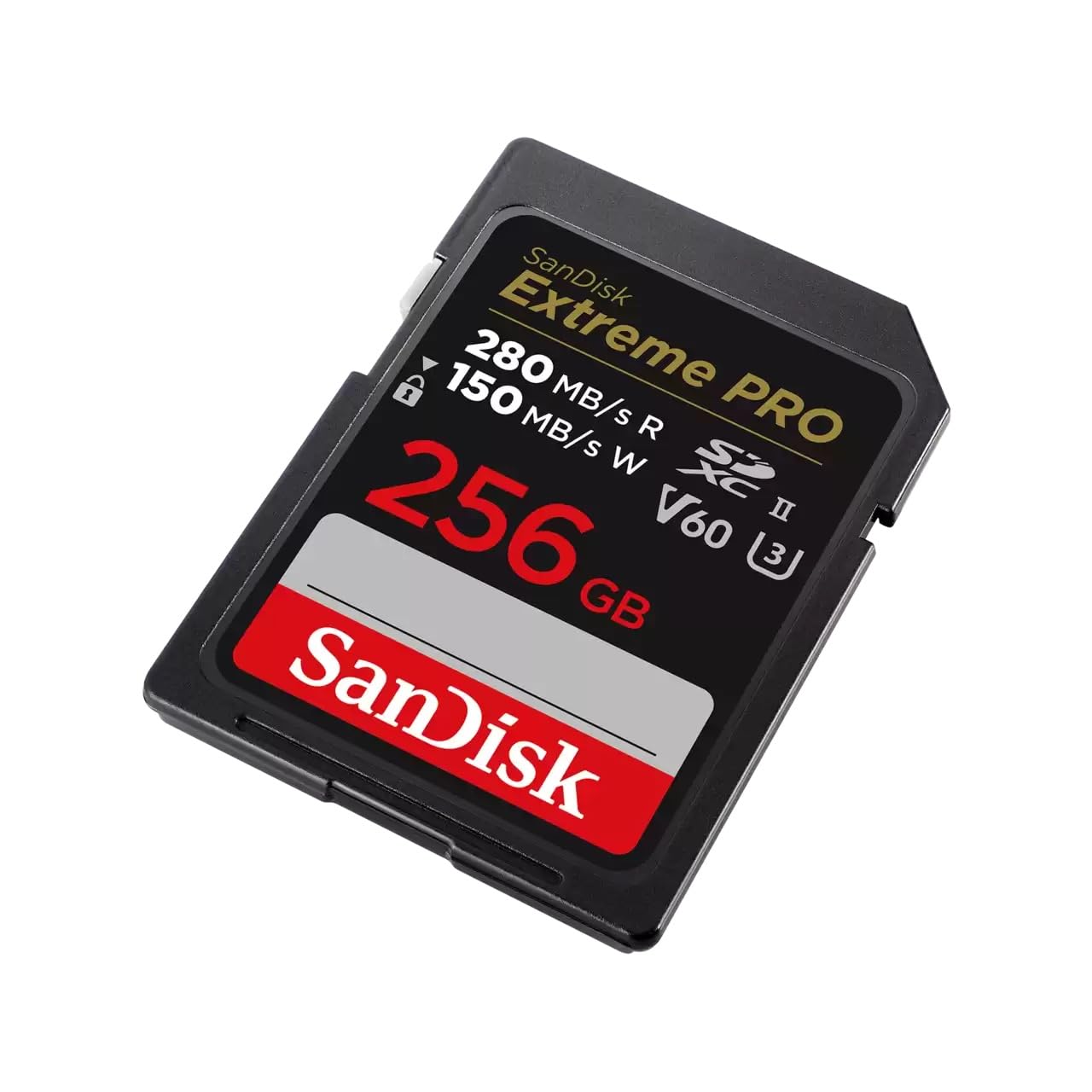 SanDisk 256GB Extreme Pro UII SD Memory card works with Canon EOS R50 V, EOS R5, EOS R6 Mark II Mirrorless Camera (SDSDXEP-256G-GN4IN) Bundle with 1